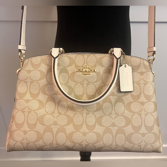 Coach Handbags - Coach Lillie Carryall In Signature Canvas